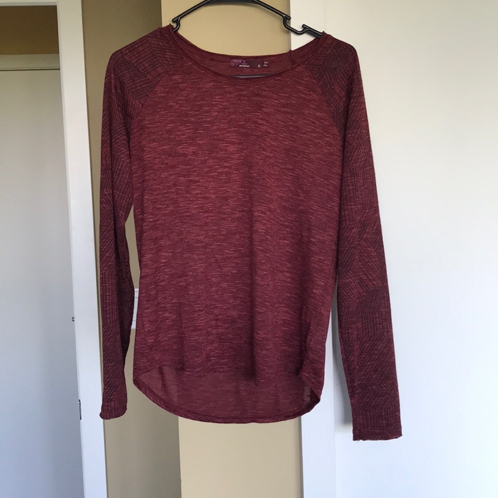 Red long sleeve shirt